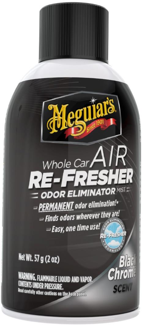 Meguiar's Air Re-Fresher Odor Eliminator – Black Chrome Scent 57 g