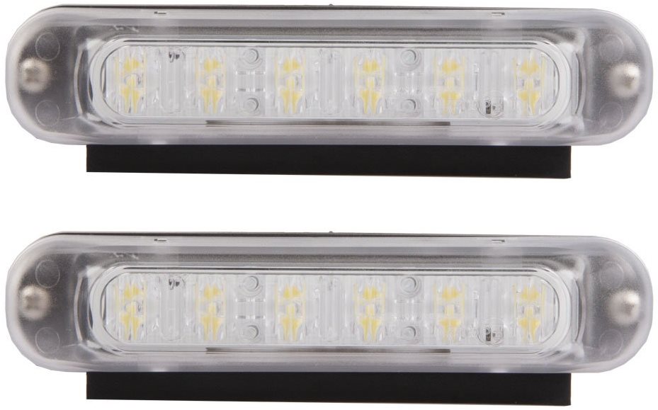 FRISTOM Svetlo denné svietenie SET (2 ks), 6× LED OSRAM, automatické ON/OFF