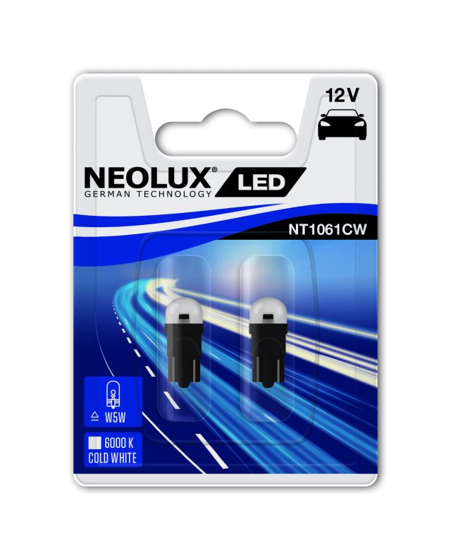 NEOLUX LED ,,W5W" 6000 K, 12 V, W 2,1 × 9,5d