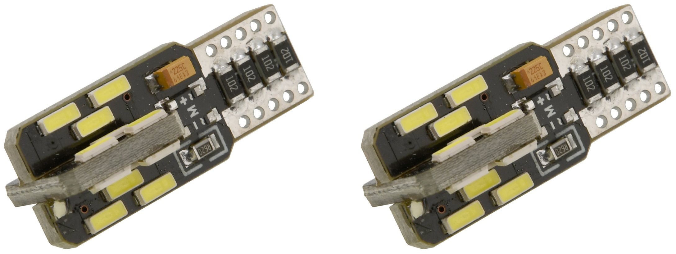 COMPASS Žiarovka 24 LED 12 V T10 NEW-CAN-BUS biela 2 ks