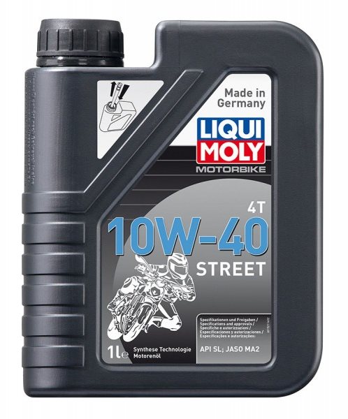 Liqui Moly Motorový olej Motorbike 4T 10W-40 Street, 1 l