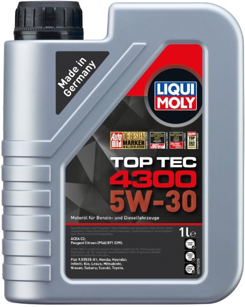 Liqui Moly Motorový olej TopTec 4300 5W-30, 1 l