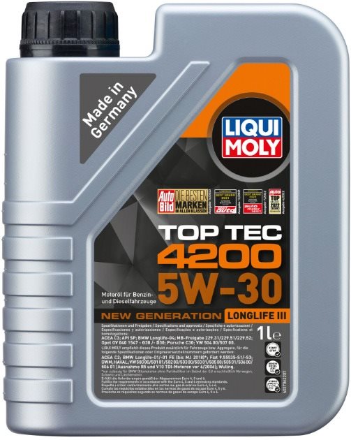 Liqui Moly Motorový olej Top Tec 4200 5W-30, 1 l