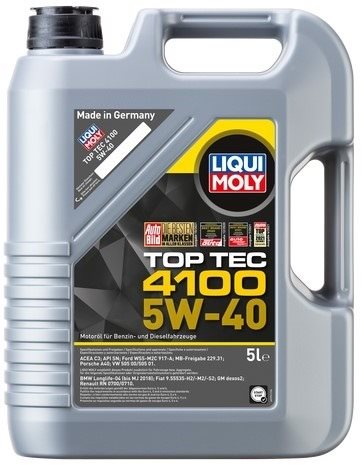 Liqui Moly Motorový olej Top Tec 4100 5W-40, 5 l