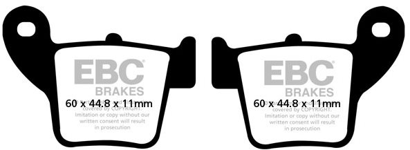 EBC Brzdové doštičky FA346TT