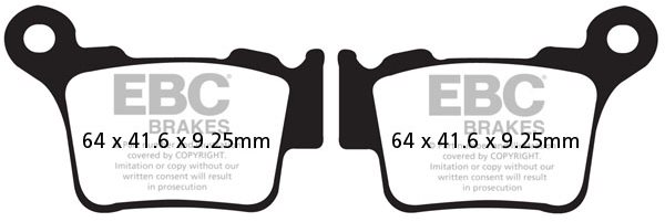EBC Brzdové doštičky FA368TT