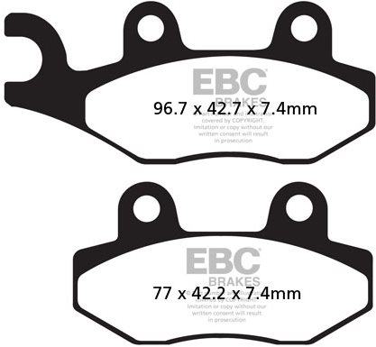 EBC Brzdové doštičky FA135TT