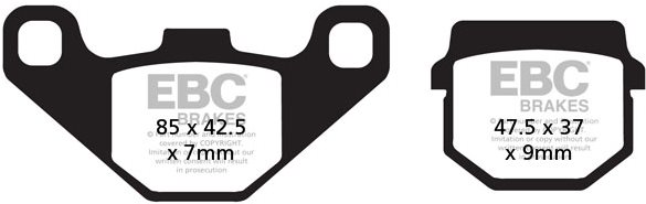 EBC Brzdové doštičky FA083TT