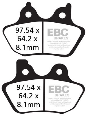 EBC Brzdové doštičky FA400VLD