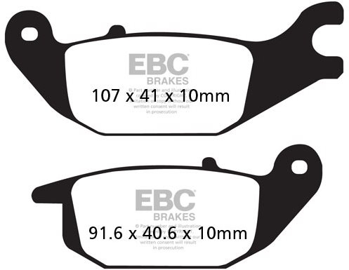 EBC Brzdové doštičky FA343