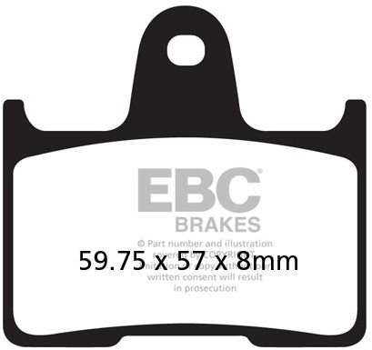 EBC Brzdové doštičky FA254