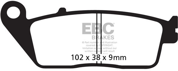 EBC Brzdové doštičky FA226