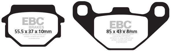 EBC Brzdové doštičky FA067