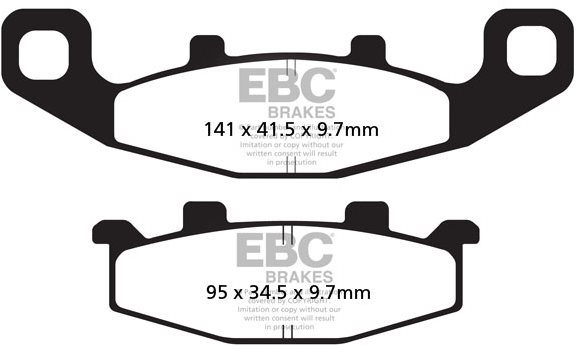 EBC Brzdové doštičky FA129