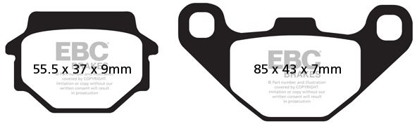 EBC Brzdové doštičky FA067/3