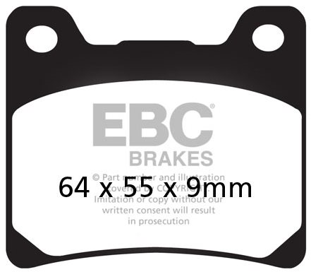 EBC Brzdové doštičky FA088