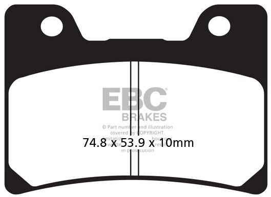 EBC Brzdové doštičky FA160