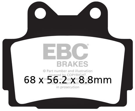 EBC Brzdové doštičky FA104