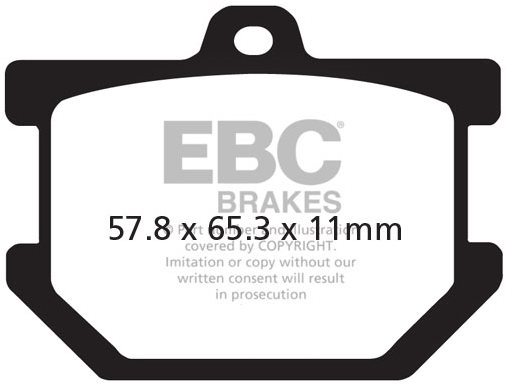 EBC Brzdové doštičky FA034