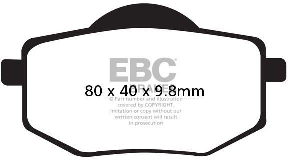 EBC Brzdové doštičky FA136