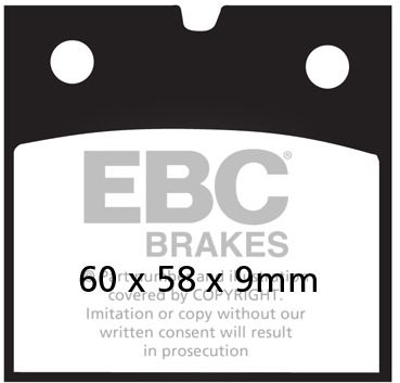 EBC Brzdové doštičky FA077