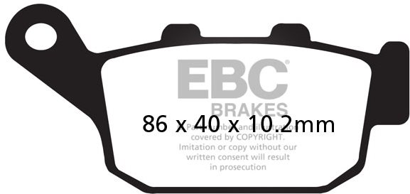 EBC Brzdové doštičky FA140