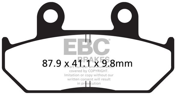 EBC Brzdové doštičky FA124/2V