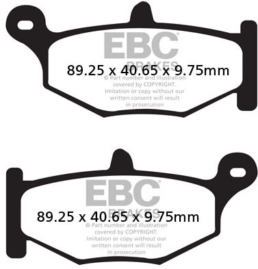 EBC Brzdové doštičky FA419V