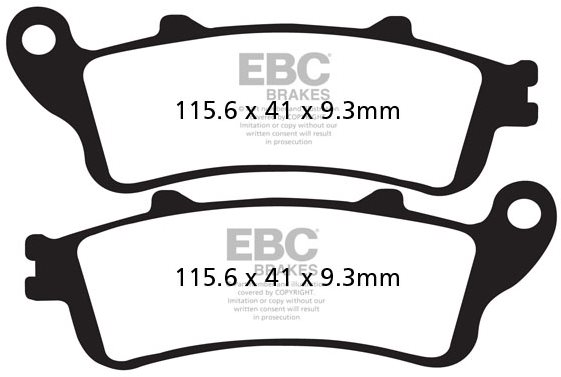 EBC Brzdové doštičky SFA281HH