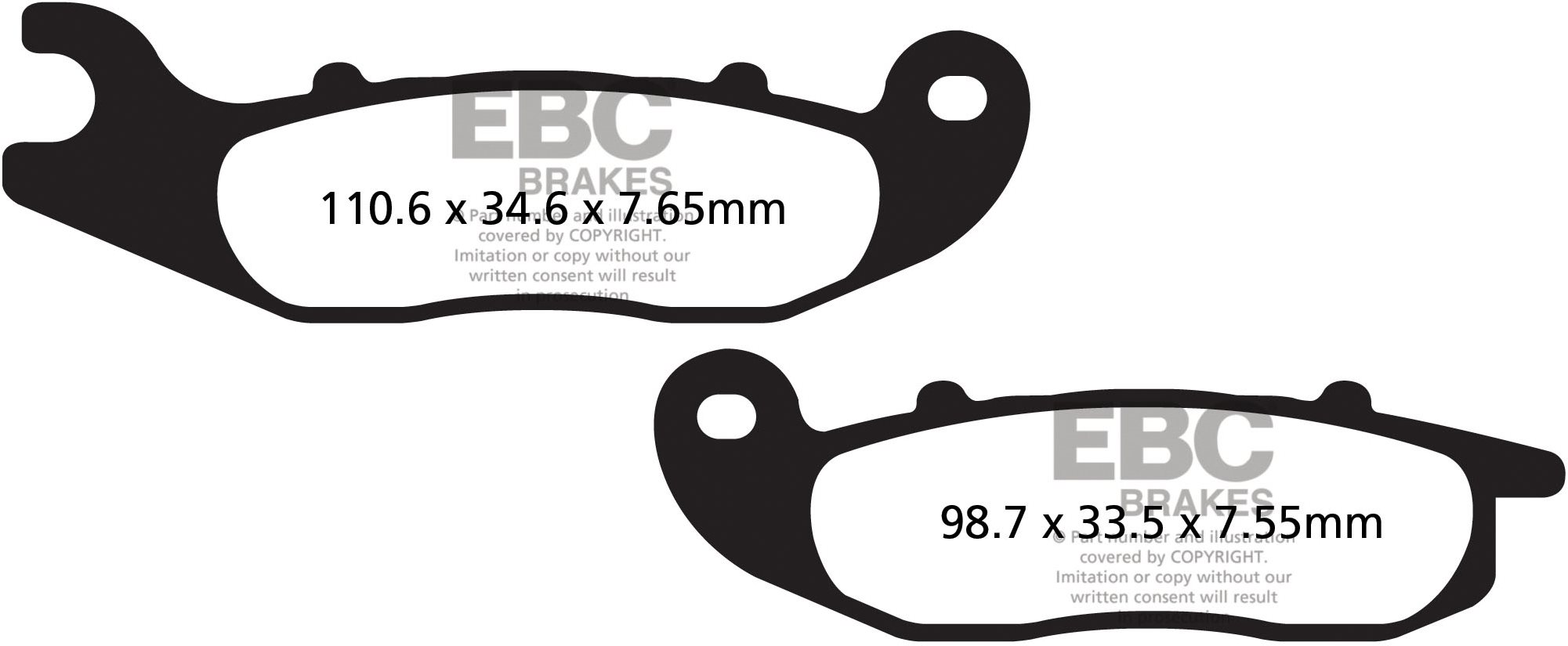 EBC Brzdové doštičky SFA693HH