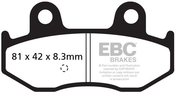 EBC Brzdové doštičky SFA411HH