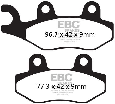 EBC Brzdové doštičky SFA228HH