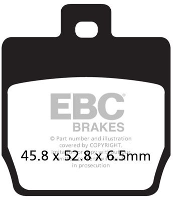 EBC Brzdové doštičky SFA268HH