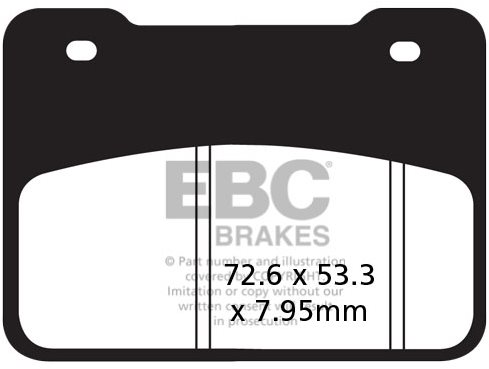 EBC Brzdové doštičky SFA627HH
