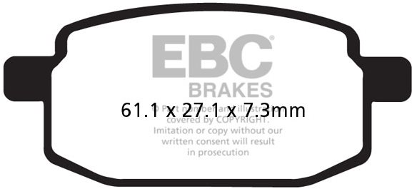 EBC Brzdové doštičky SFA169