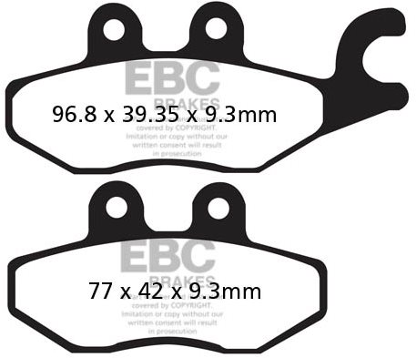 EBC Brzdové doštičky SFA418