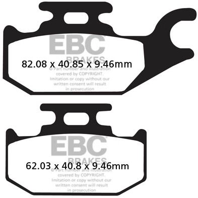 EBC Brzdové doštičky SFA307
