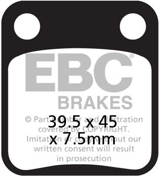 EBC Brzdové doštičky SFA054