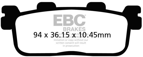 EBC Brzdové doštičky SFA607