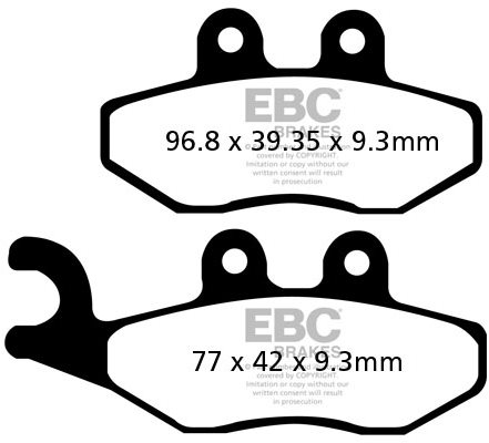 EBC Brzdové doštičky SFA353