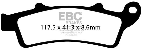 EBC Brzdové doštičky SFAC324