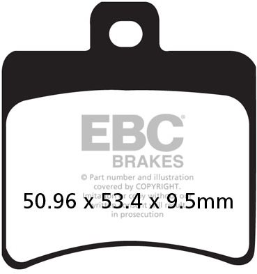 EBC Brzdové doštičky SFAC298