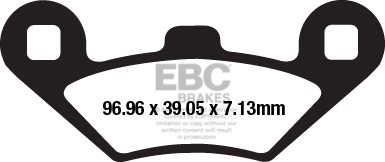 EBC Brzdové doštičky SFAC650
