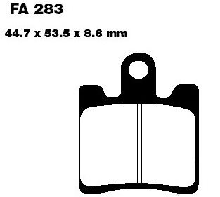 EBC Brzdové doštičky SFAC283/4