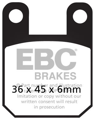 EBC Brzdové doštičky SFAC115
