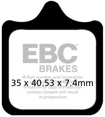 EBC Brzdové doštičky FA322/4HH