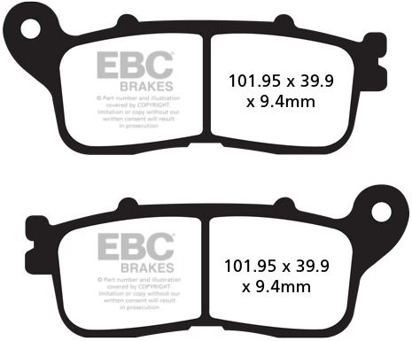 EBC Brzdové doštičky FA636HH
