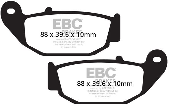 EBC Brzdové doštičky FA629HH