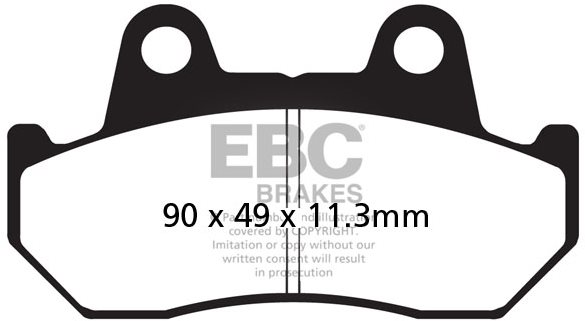 EBC Brzdové doštičky FA069/3HH