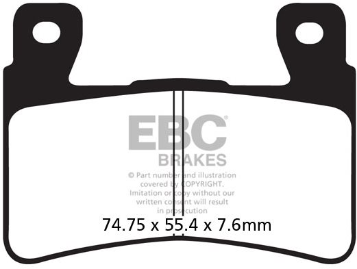 EBC Brzdové doštičky FA296HH